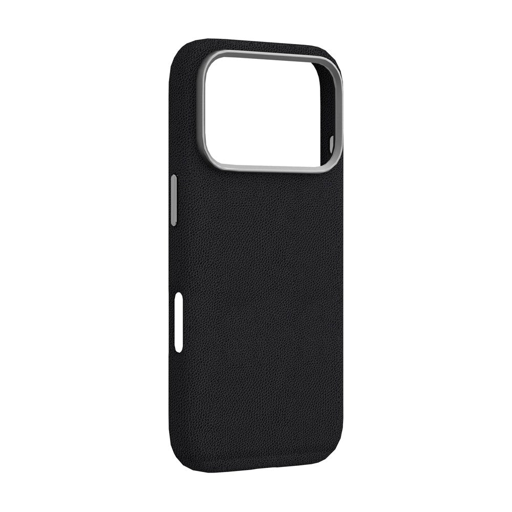 iPhone 17 Pro eSTUFF INFINITE VENICE Kunstlæderbetrukket Plast Mobil Cover - MagSafe Kompatibel - Sort