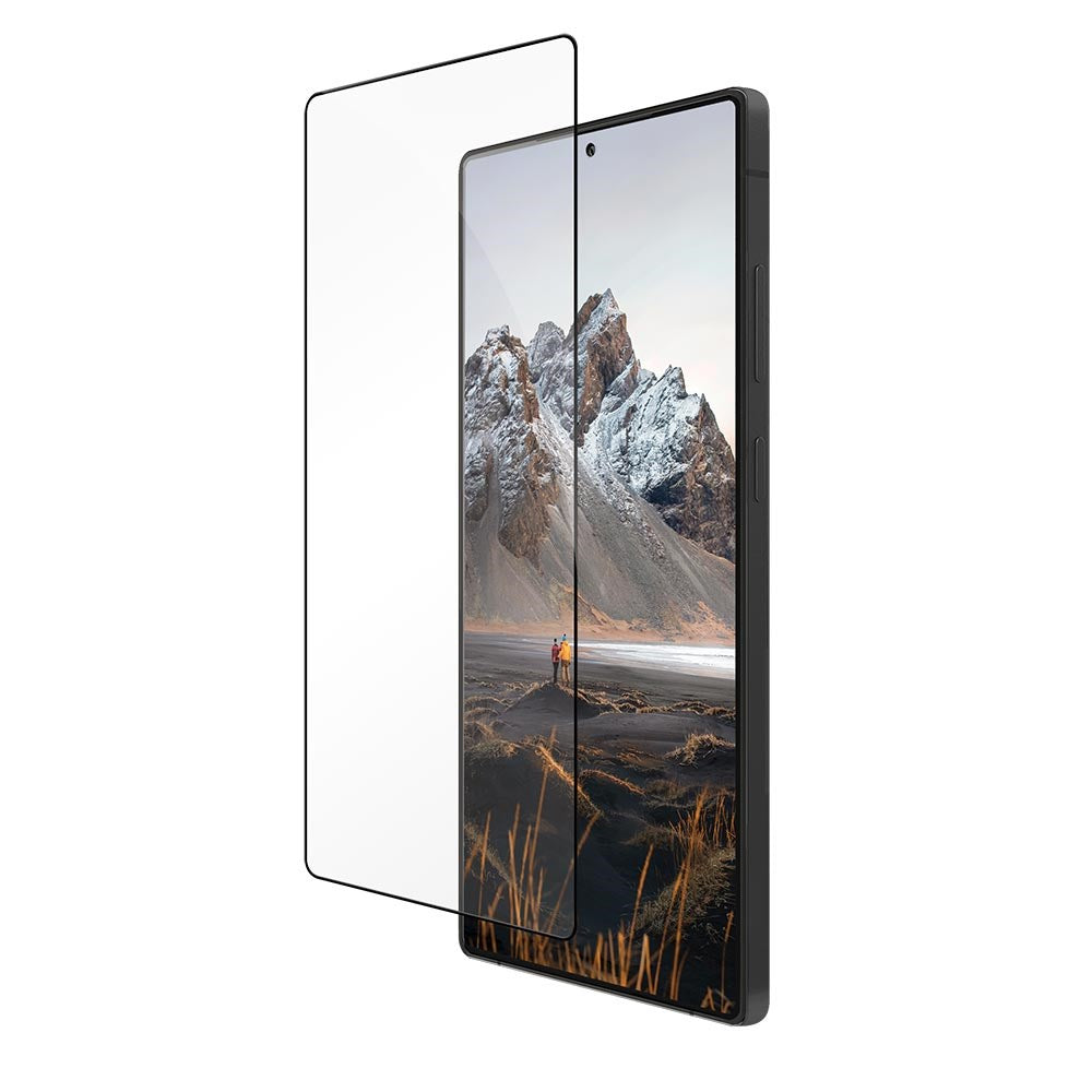 Samsung Galaxy S25 Ultra dbramante1928 Eco-Shield skjermbeskytter m. Installasjonsramme - Black Edge