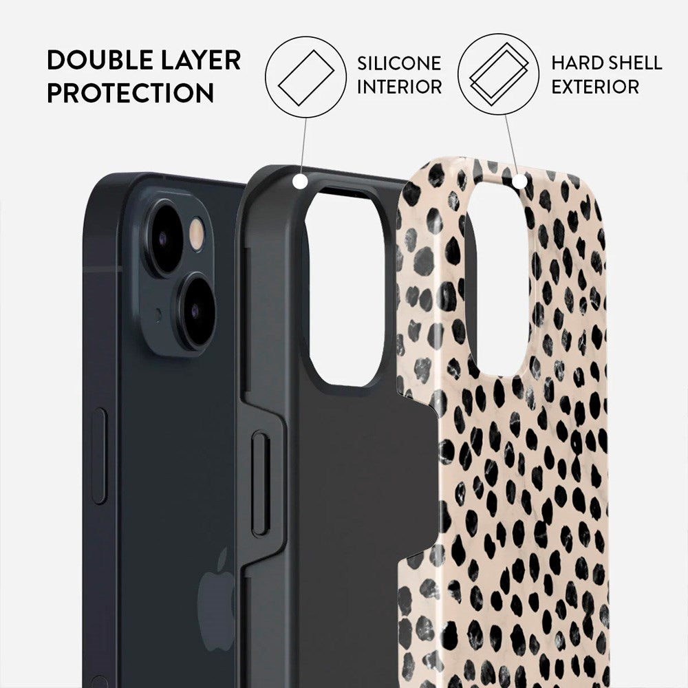 Burga iPhone 14 Tough Fashion Cover - Mandel Latte