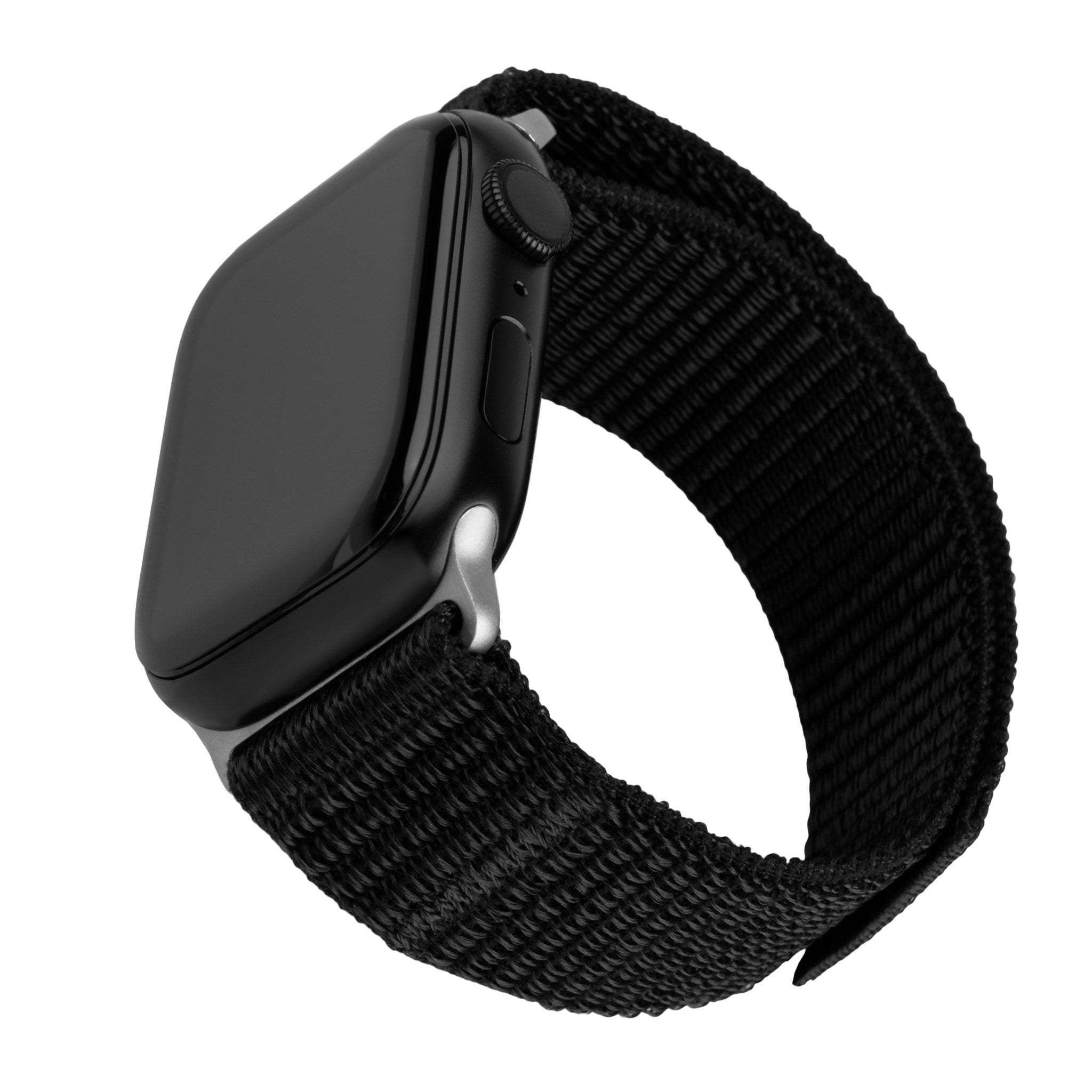 Apple Watch Ultra 1/2 (49 mm) fast nylon smartklokkerem - svart
