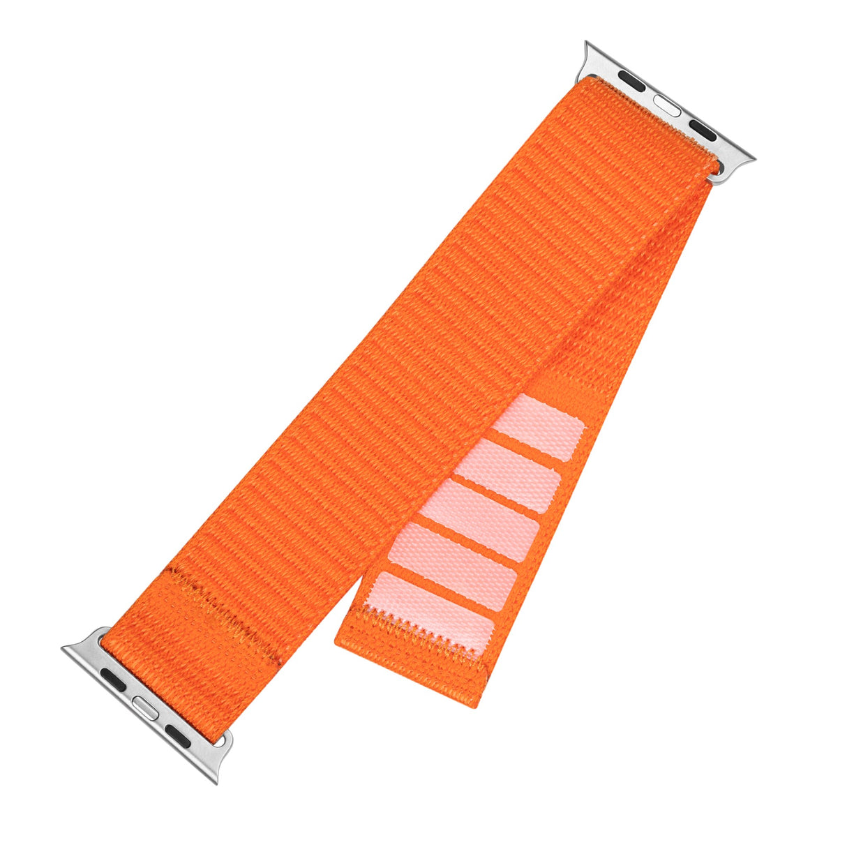 Apple Watch Ultra 1/2 (49 mm) fast nylon smartklokkerem - oransje