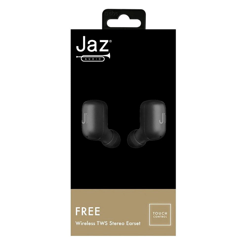 Jaz Free Twin True Wireless Bluetooth In-Ear-hodetelefoner - Svart