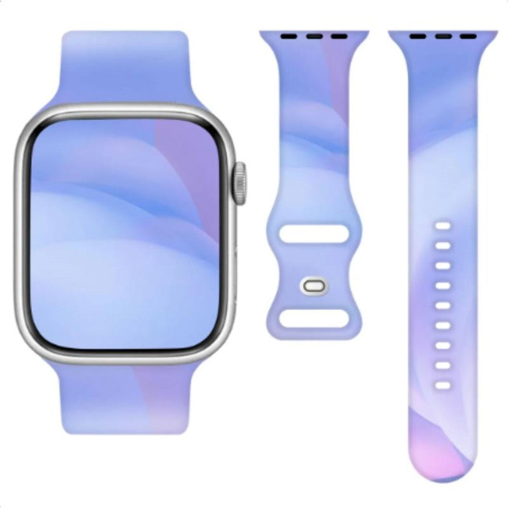 Telcon Apple Watch (42/44/SE/45/46/49mm) Silikone Rem - Blå
