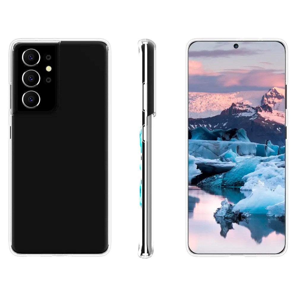 Samsung Galaxy S21 Ultra dbramante1928 Greenland Bagside Cover - 100% Genbrugsplastik - Gennemsigtig