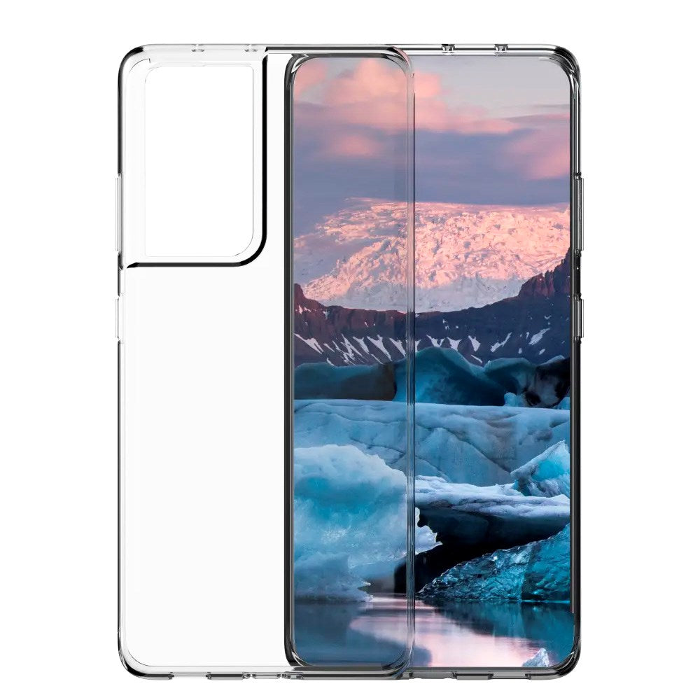 Samsung Galaxy S21 Ultra dbramante1928 Greenland Bagside Cover - 100% Genbrugsplastik - Gennemsigtig