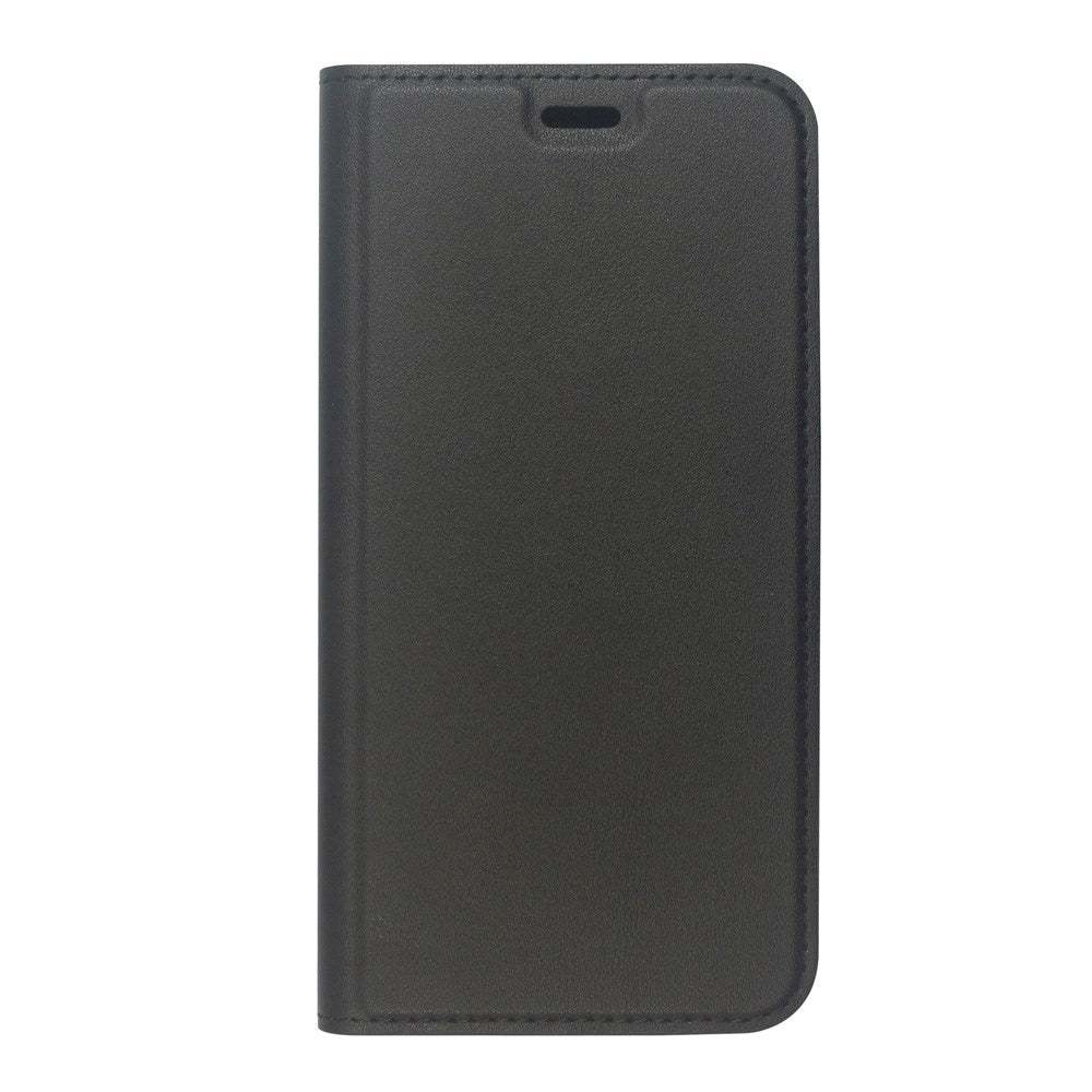 iPhone XS Max - GreenMind - Faux Leather Flip Cover m. Kortholder og stativfunksjon - svart