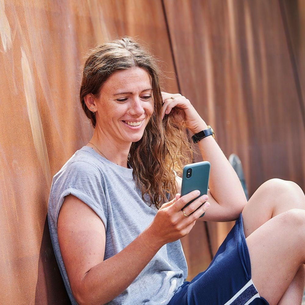 iPhone X/XS GreyLime 100% Biodegradable Cover - Mørkegrøn