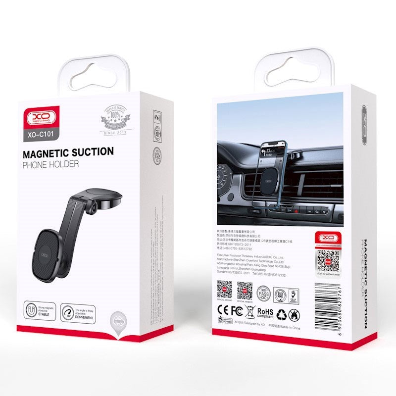 XO C101 Justerbar Magnetisk Mobilholder til Bil - Sort