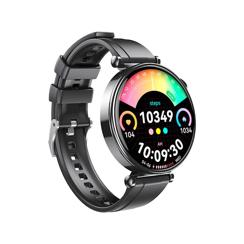XO GT4 Mini Smartwatch - Utskiftbare urskiver - Svart