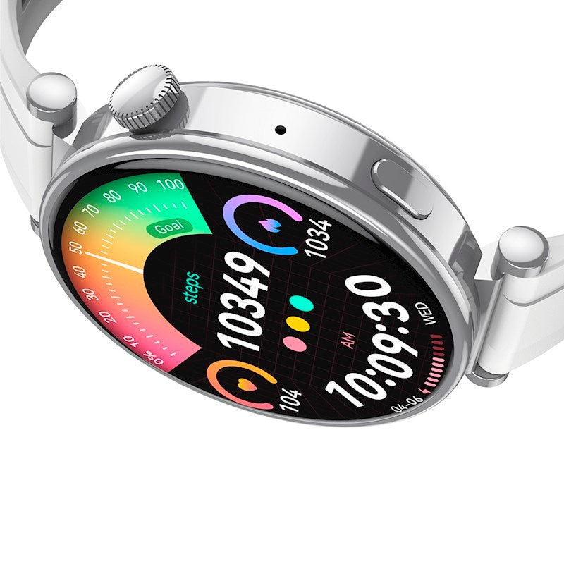 XO GT4 Mini Smartwatch - Utskiftbare urskiver - Sølv