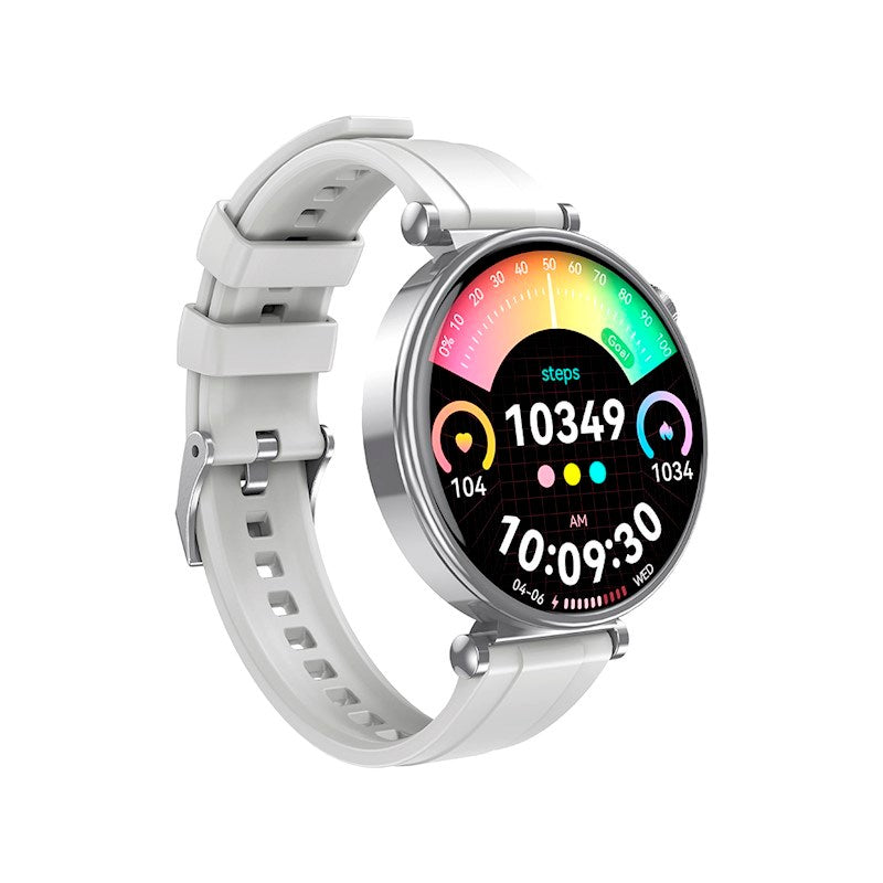 XO GT4 Mini Smartwatch - Utskiftbare urskiver - Sølv