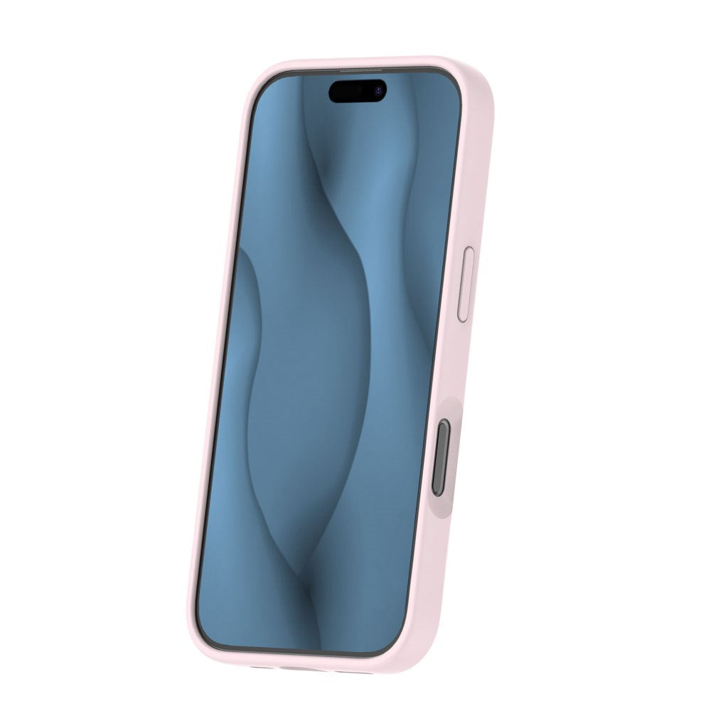 iPhone 14 Pro Silicone Thin Mobil Cover - MagSafe Kompatibel - Lyserød