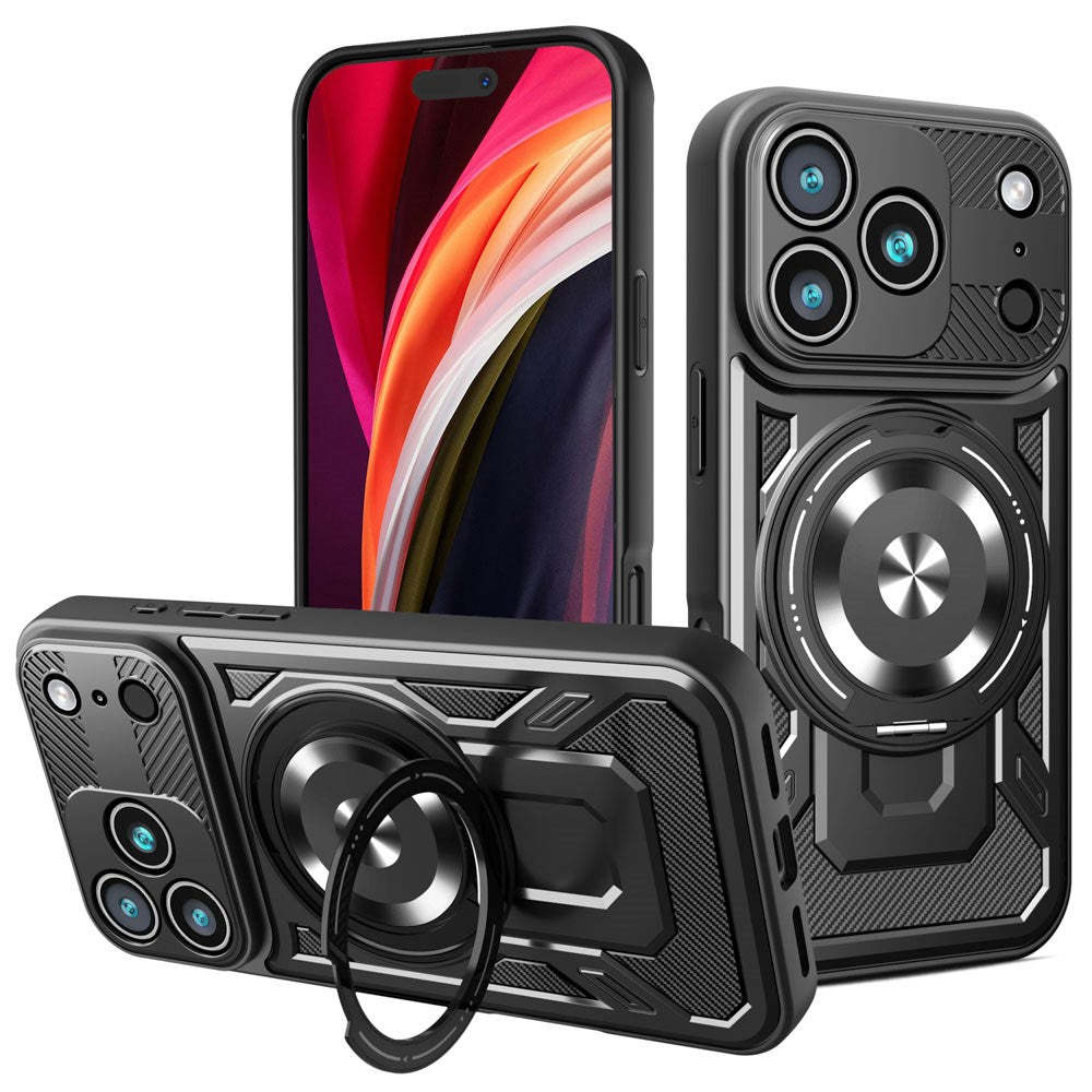 iPhone 17 Pro TFO Defender Armor Håndværker Cover - MagSafe Kompatibel - Sort
