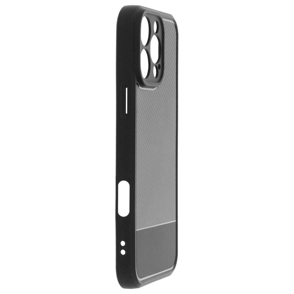 iPhone 17 Pro TFO Simple Carbon Bagside Cover - Sort