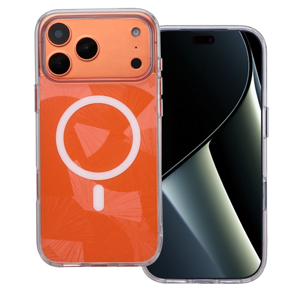iPhone 17 Pro TFO Flash Bagside Cover - MagSafe Kompatibel - Orange