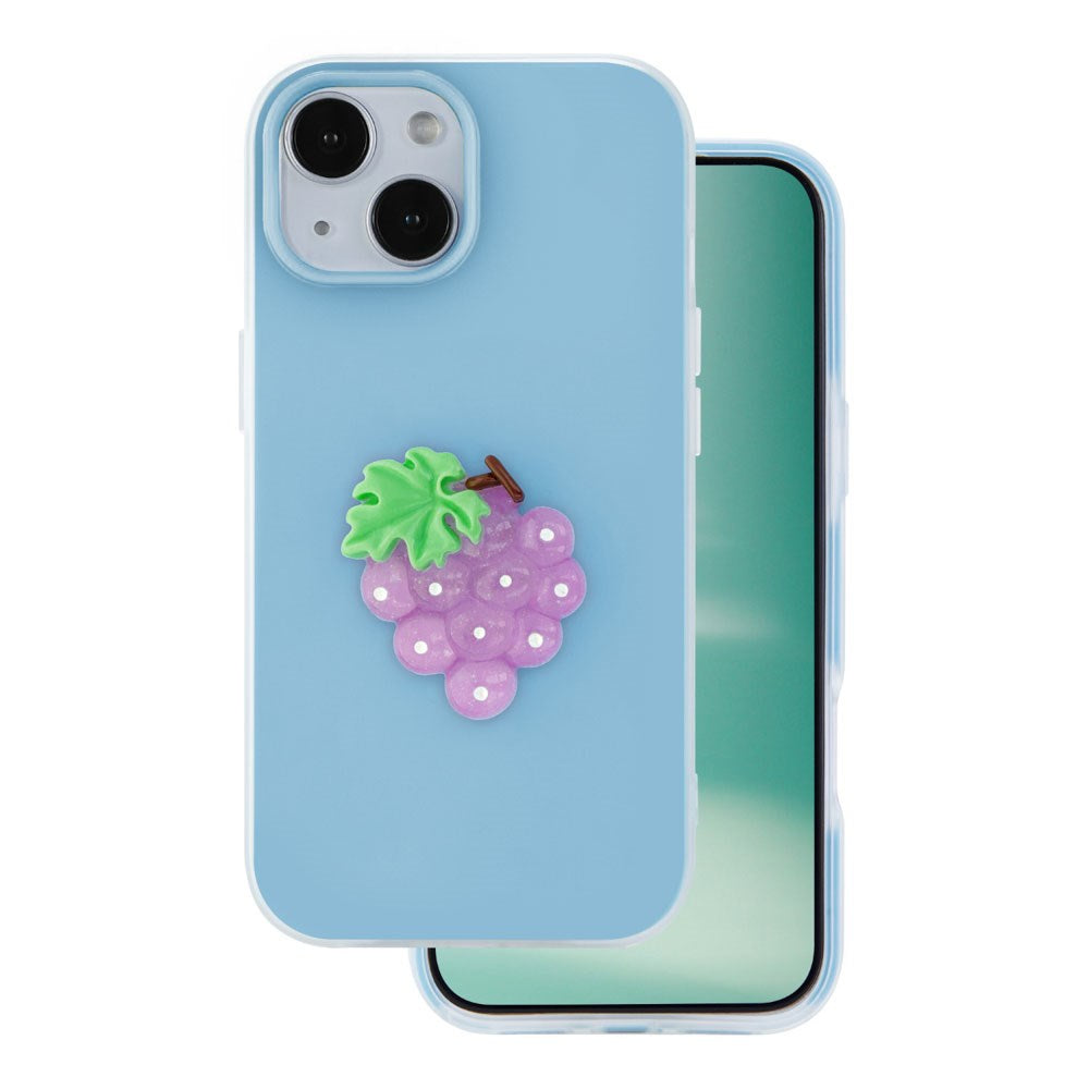 iPhone 13 TFO 3D Frugt Case - Vindruer