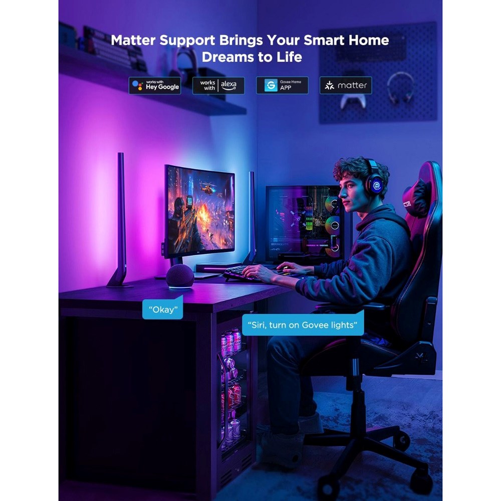 Govee AI Sync Box Kit 2 - inkl. 2 x Light Bars - 27-34"