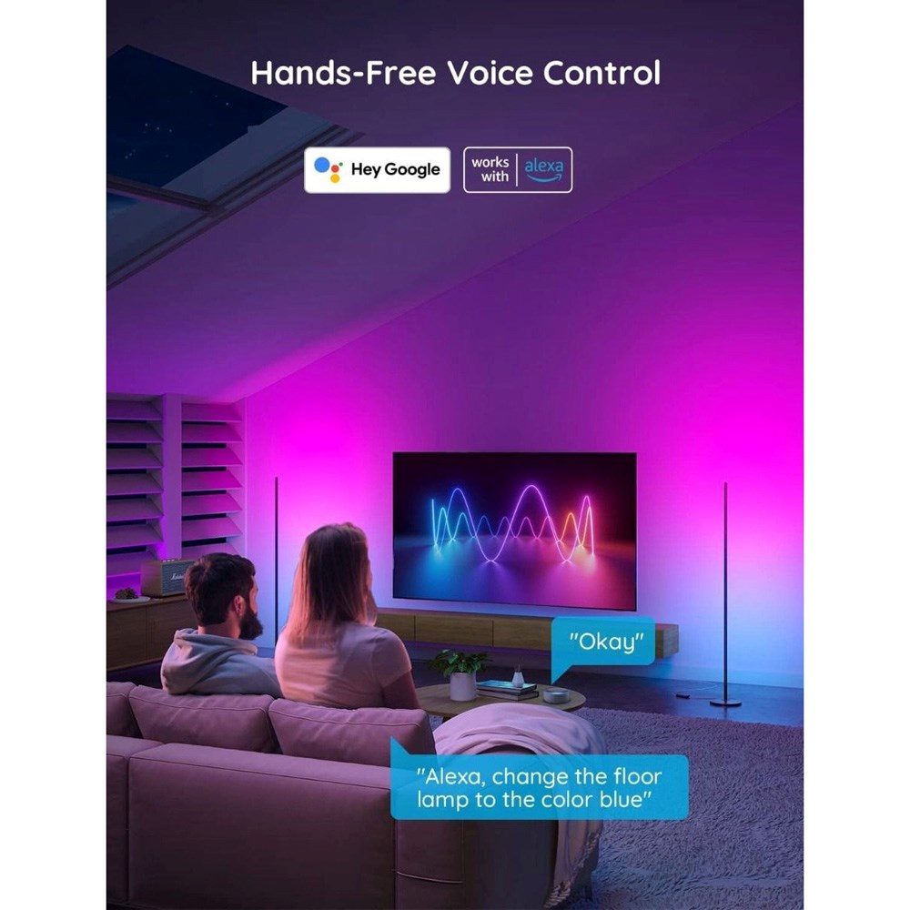 Govee Floor Lamp Lite - Smart Home Belysning - Sort