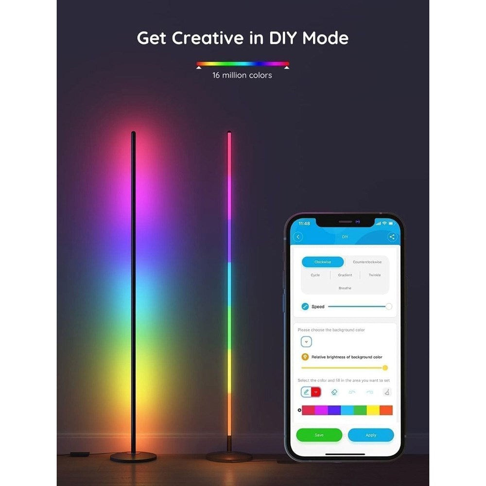 Govee Floor Lamp Lite - Smart Home Belysning - Sort