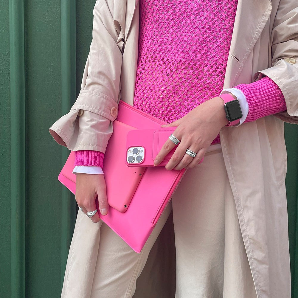 iPad 10,2" (2021 / 2020 / 2019) Holdit silikon bakdeksel - lys rosa