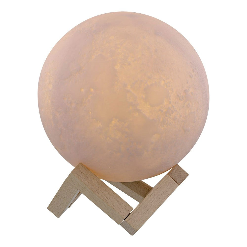 T'NB Oplysende Månelampe m. Indbygget Bluetooth Højtaler - Hvid