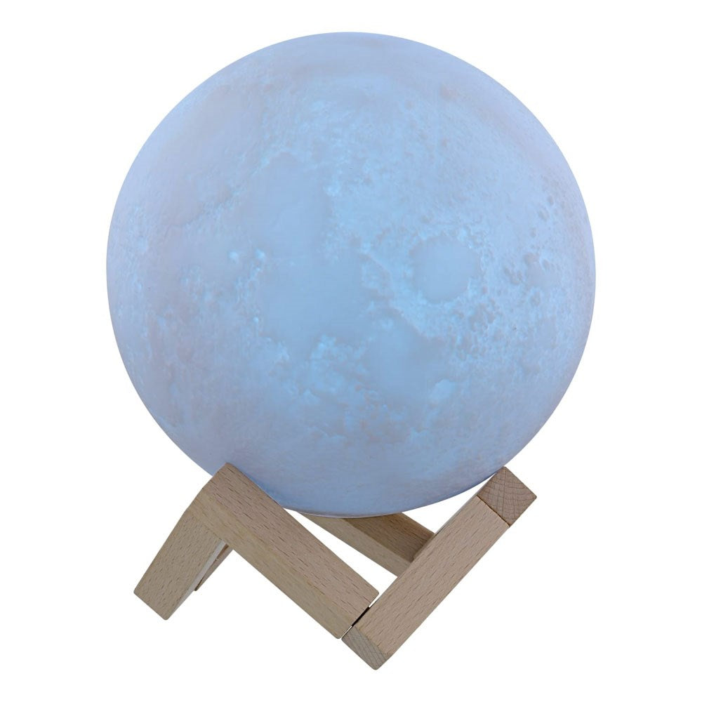 T'NB Oplysende Månelampe m. Indbygget Bluetooth Højtaler - Hvid