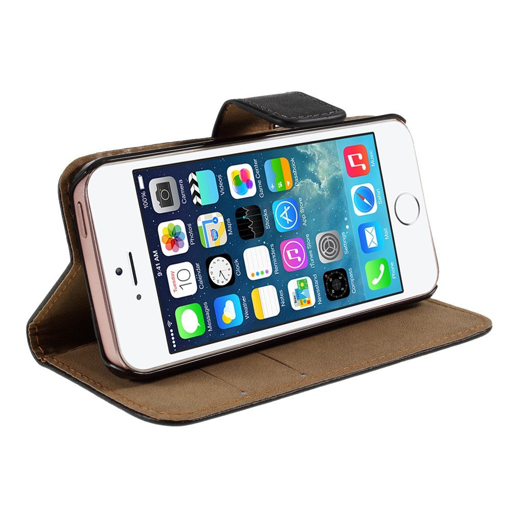 iPhone SE / 5s / 5 EIDERWOOD Flip Cover mn. Pung - Sort