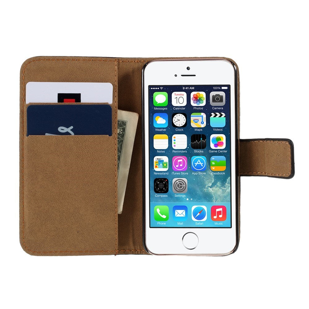 iPhone SE / 5s / 5 EIDERWOOD Flip Cover mn. Pung - Sort