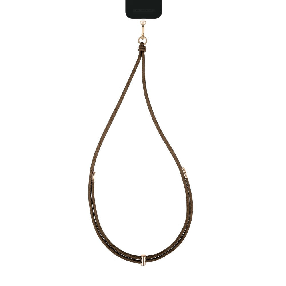 iDeal Of Sweden Cord Phone Strap - Strop til Mobil - Mocha Mousse