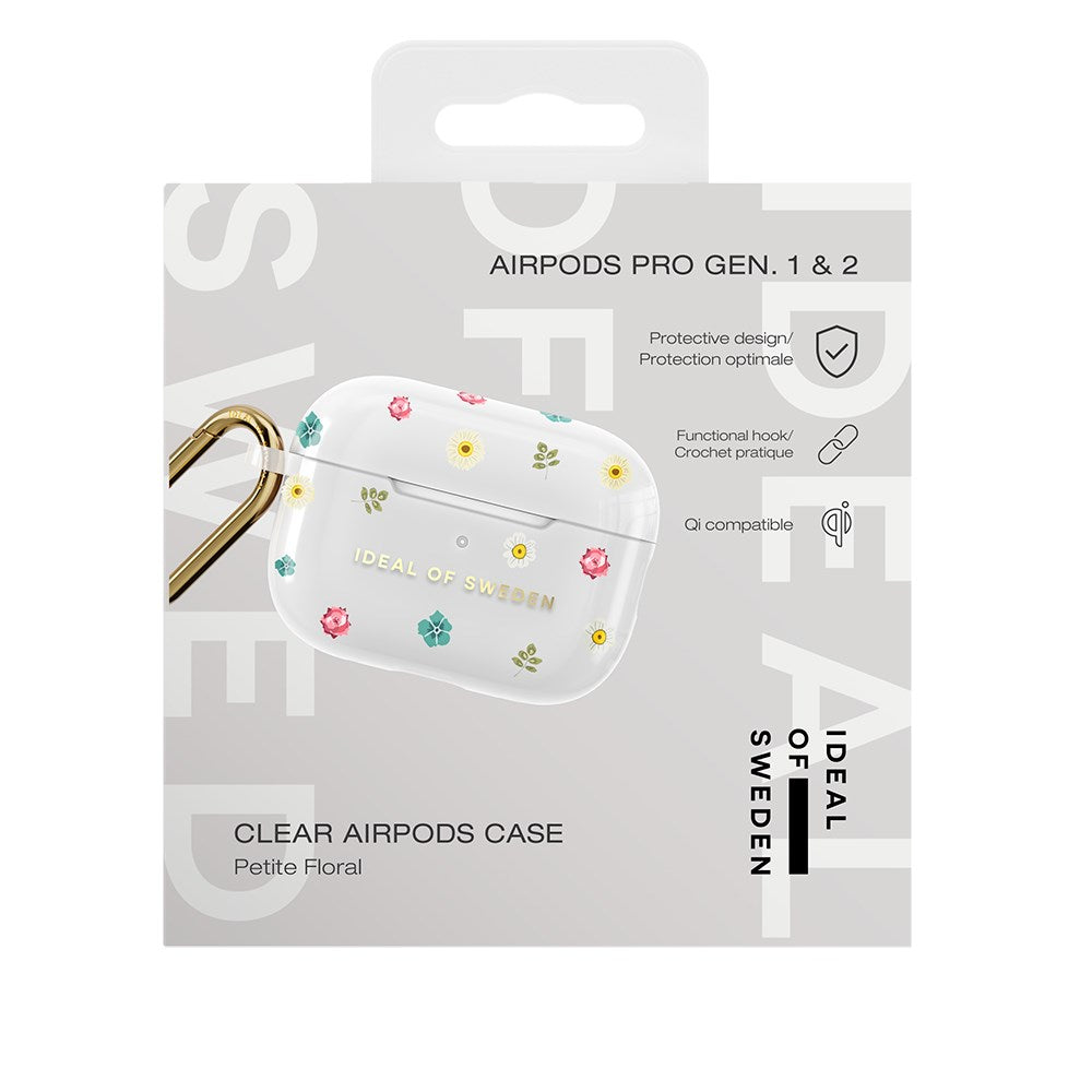 iDeal of Sweden AirPods Pro (1. & 2. Gen.) Clear Case m. Karabinhage - Petite Floral