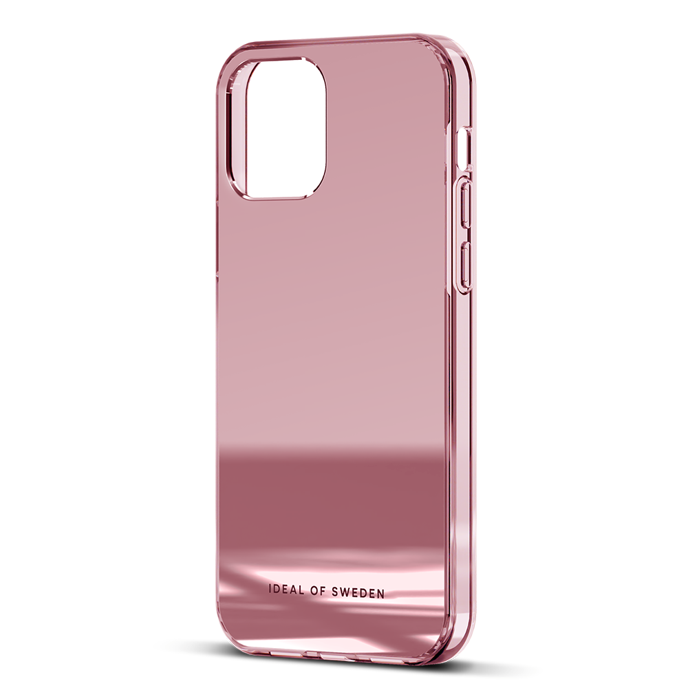 iPhone 12 Pro / 12 iDeal Of Sweden Speilveske - Mirror Rose Pink