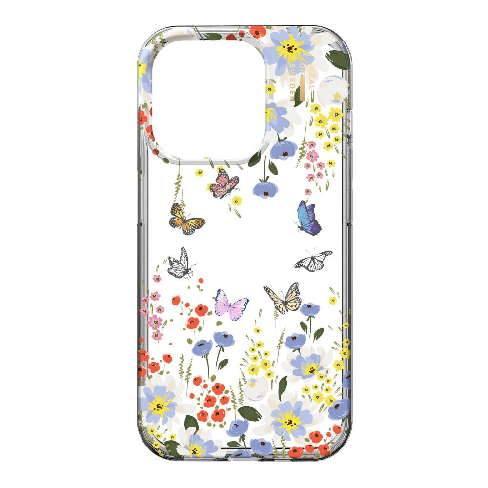 iPhone 15 Pro iDeal Of Sweden Clear Case - Artistic Garden