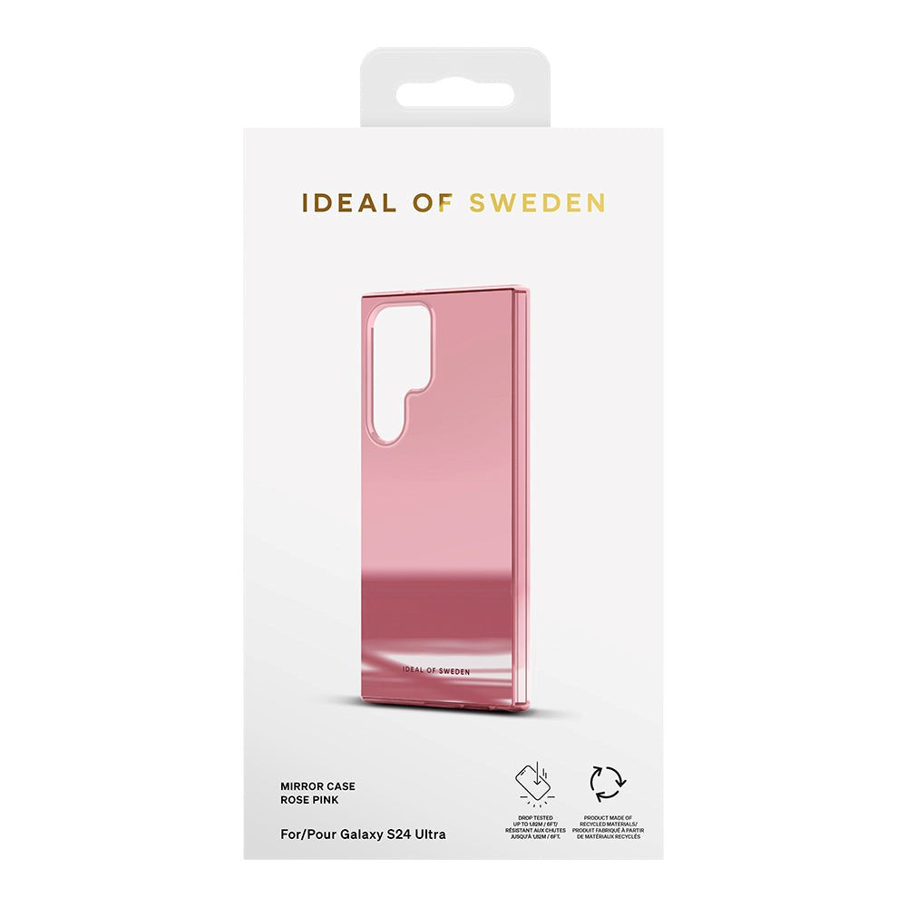 Samsung Galaxy S24 Ultra iDeal Of Sweden Speilveske - Mirror Rose Pink