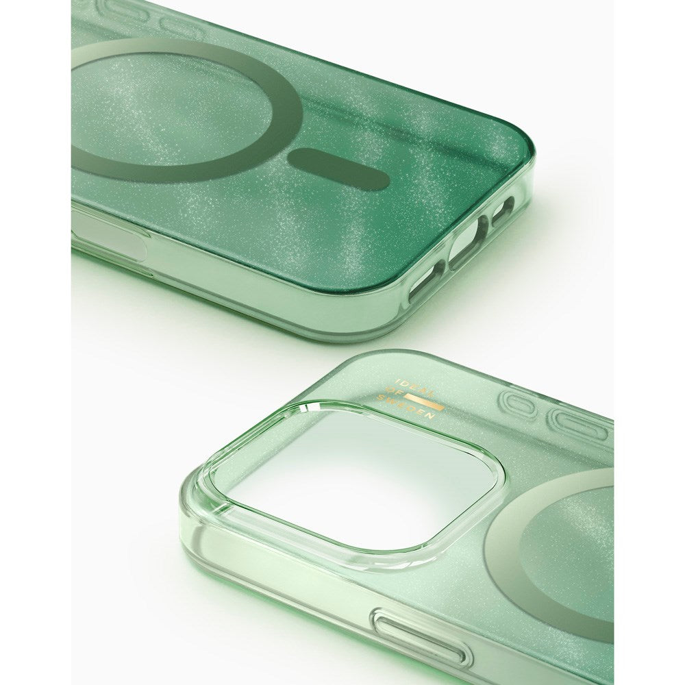 iPhone 16 Pro Max iDeal Of Sweden Clear Cover - MagSafe Kompatibel - Sage Green