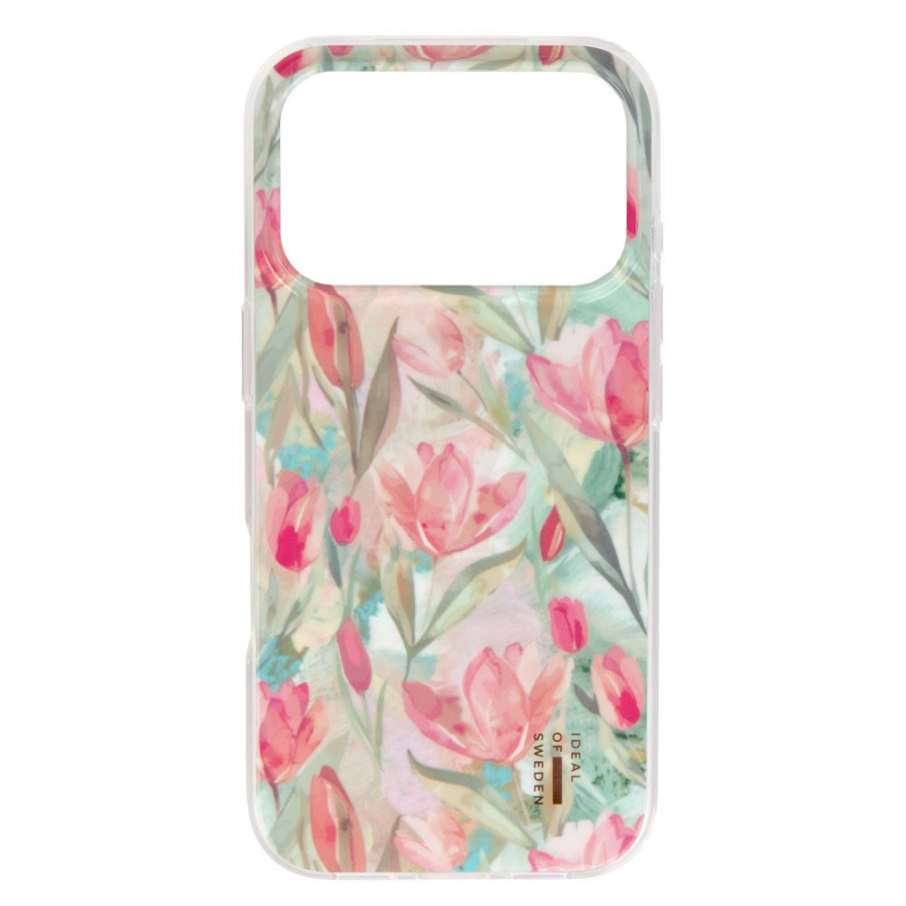 iPhone 17 Pro iDeal Of Sweden Clear Cover - MagSafe Kompatibel - Tulip Bloom