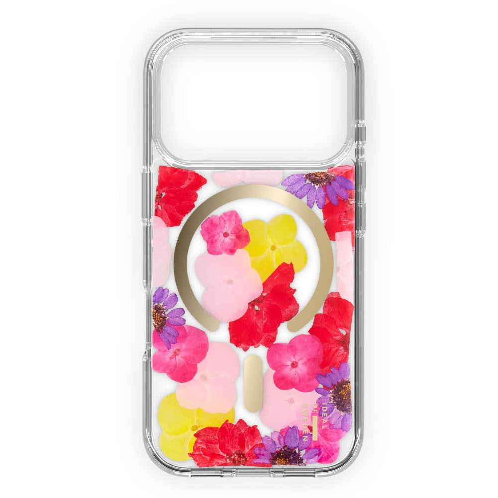 iPhone 17 Pro iDeal Of Sweden Clear Cover - MagSafe Kompatibel - Tropical Floral