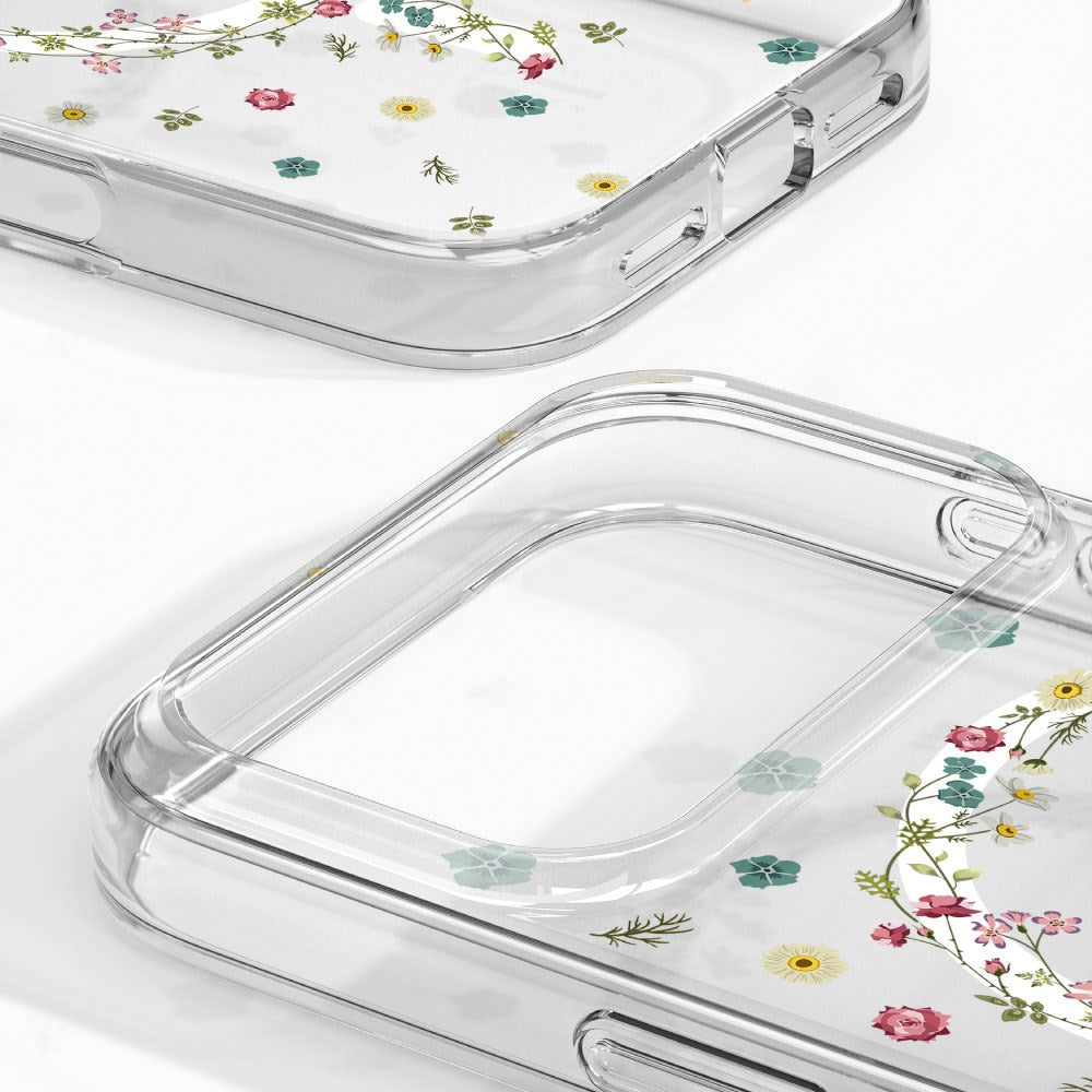 iPhone 18 Pro Max / 17 Pro Max iDeal Of Sweden Clear Cover - MagSafe Kompatibel - Petite Floral