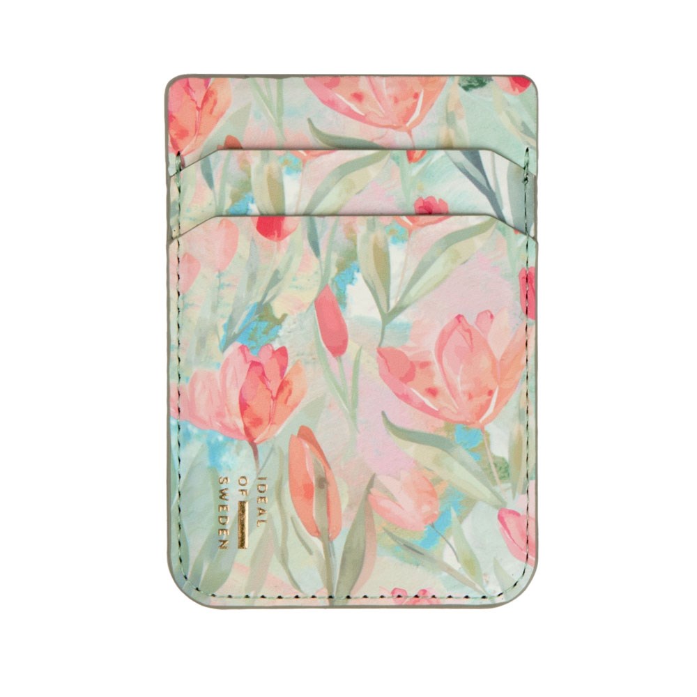 Magnetisk Kortholder fra iDeal Of Sweden - MagSafe Kompatibel - Tulip Bloom
