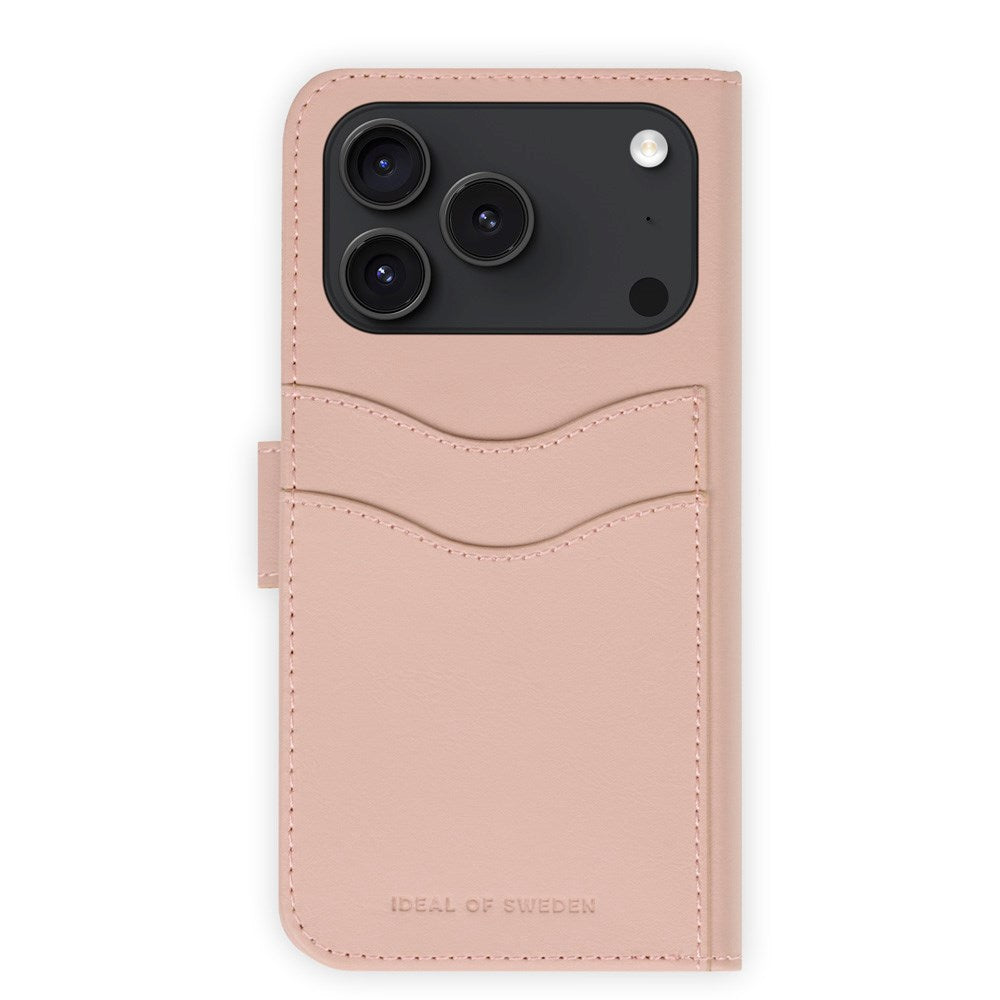 iPhone 17 Pro iDeal Of Sweden Magnet Wallet+ Flip Cover - MagSafe Kompatibel - Pink