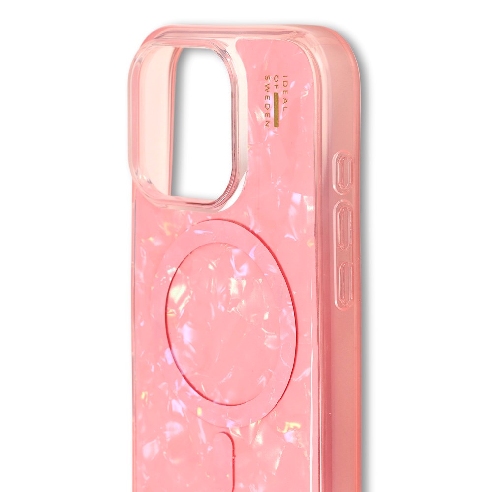 Iphone 16 Pro iDeal Of Sweden Pearlized deksel - MagSafe-kompatibel - Rosa