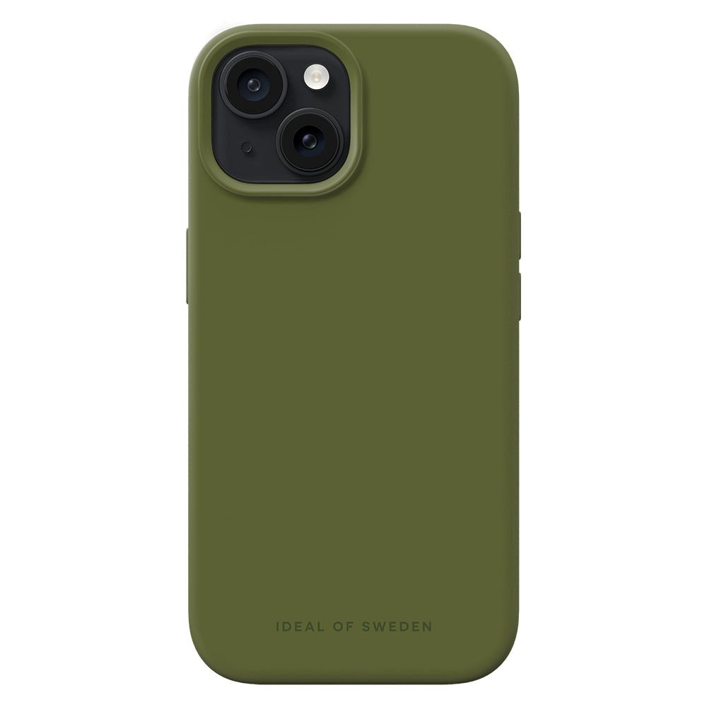 iDeal Of Sweden iPhone 15 Silikondeksel - Khaki