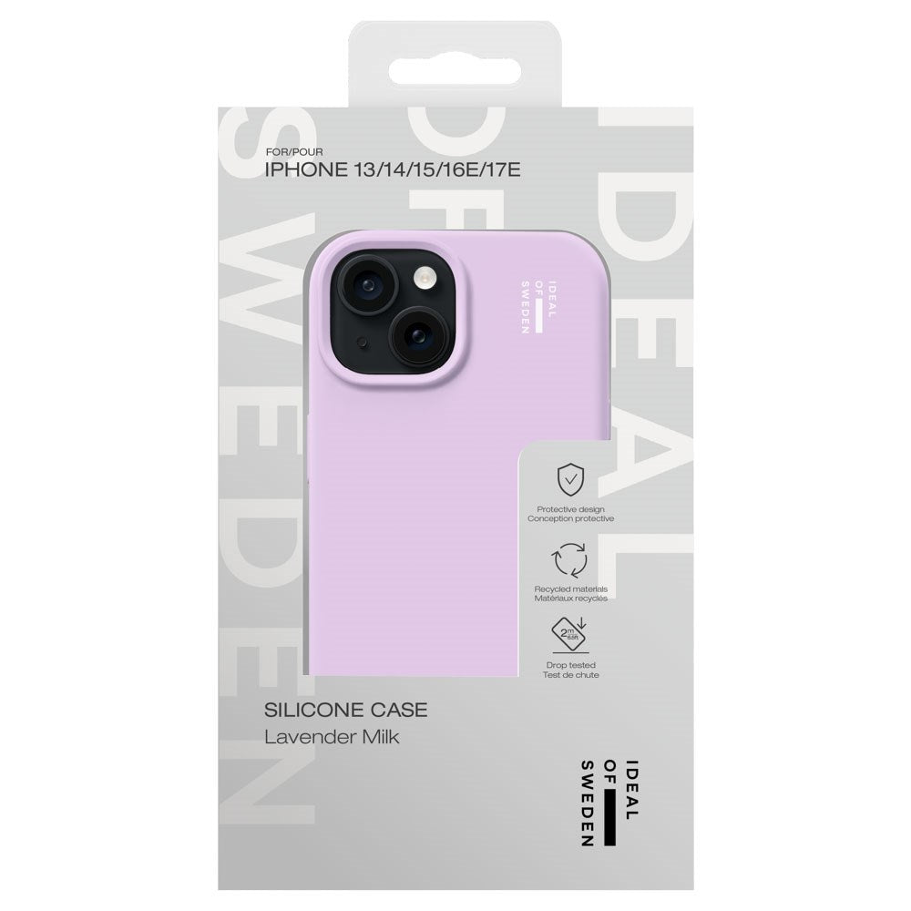 iPhone 17e / 16e / 15 / 14 / 13 iDeal Of Sweden Silikone Cover - Lavender Milk