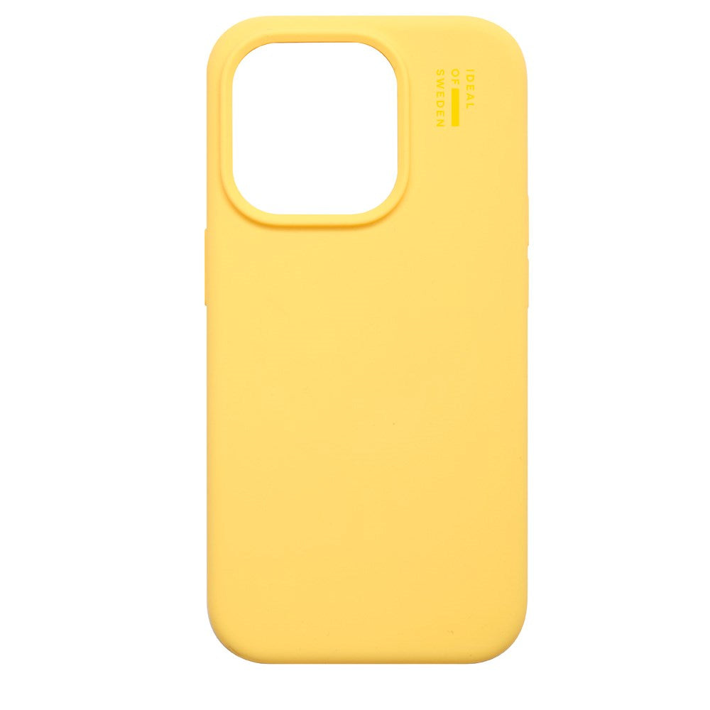 iPhone 15 Pro Max iDeal Of Sweden Silicone Cover - Soft Lemon