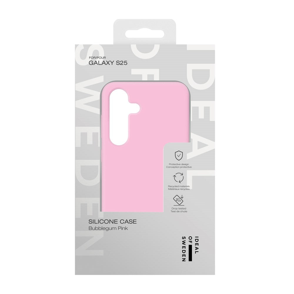 Samsung Galaxy S25 - iDeal Of Sweden Silikone Cover - Bubblegum Pink