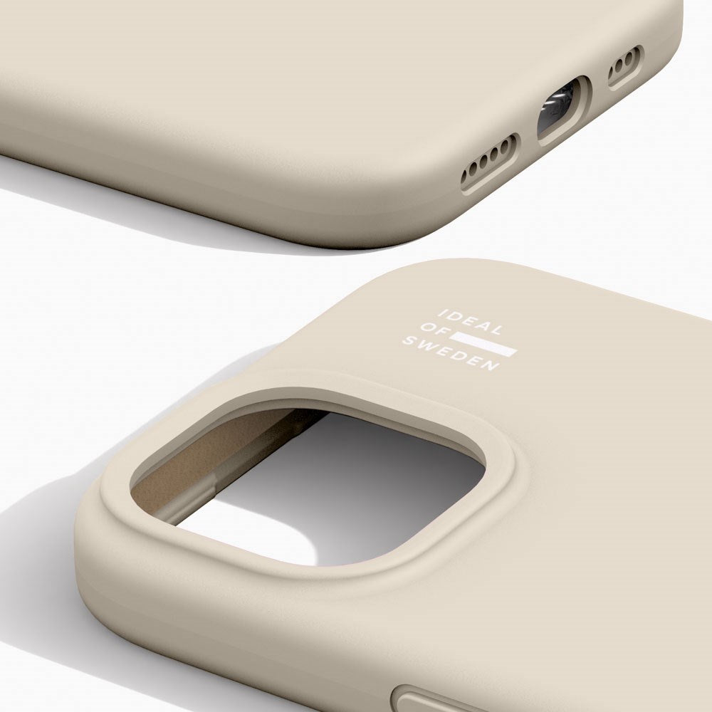 iPhone 17e / 16e / 15 / 14 / 13 iDeal Of Sweden Silikone Cover - MagSafe Kompatibel - Cloud Dancer