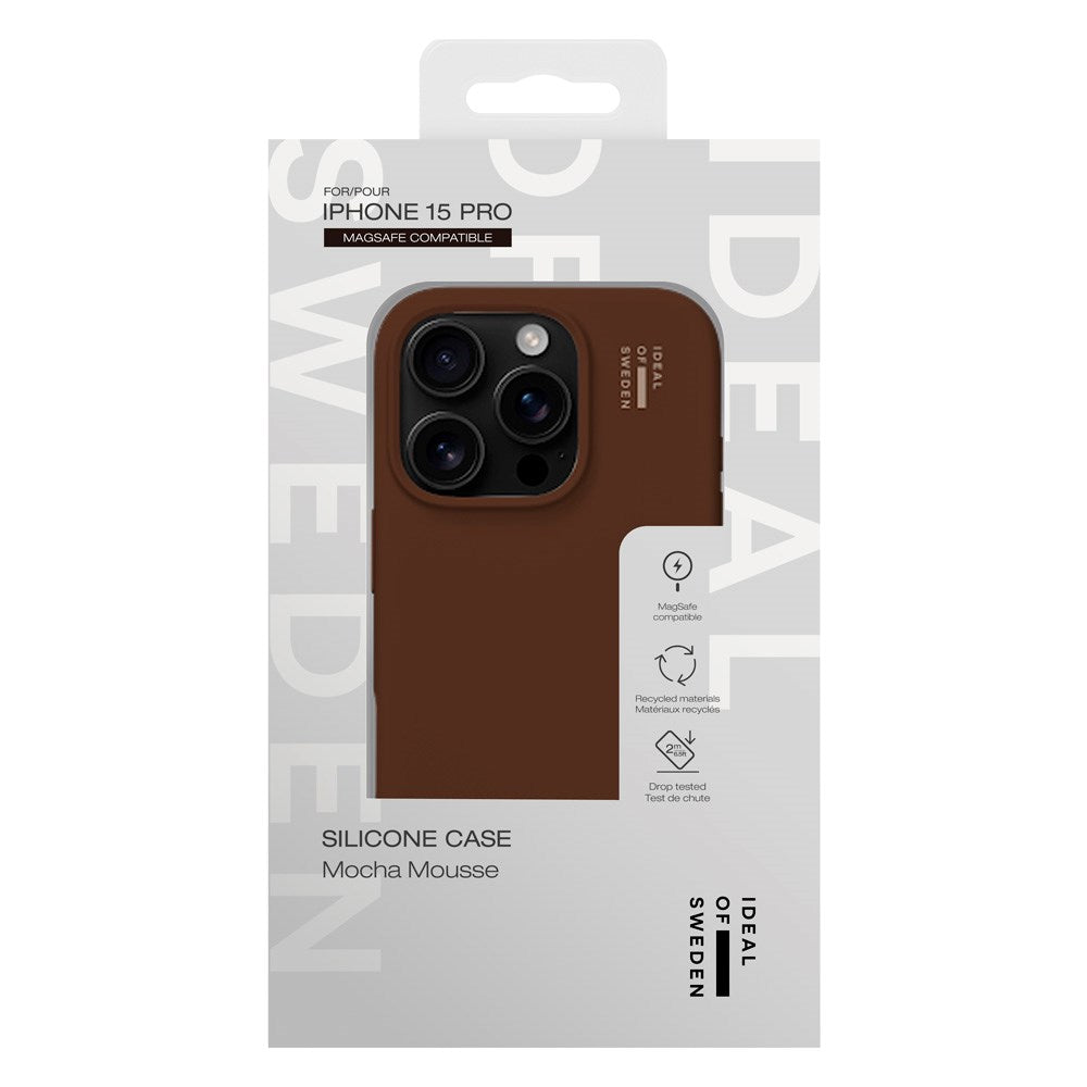 iPhone 16e / 15 / 14 / 13 iDeal Of Sweden Silikone Cover - MagSafe Kompatibel - Mocha Mousse