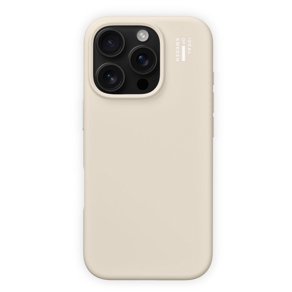 iPhone 16 Pro iDeal Of Sweden Silikone Cover - MagSafe Kompatibel - Cloud Dancer