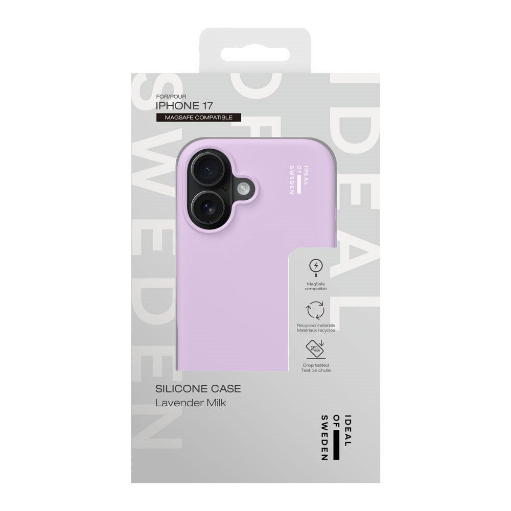 iPhone 17 iDeal Of Sweden Silikone Cover - MagSafe Kompatibelt - Lavender Milk