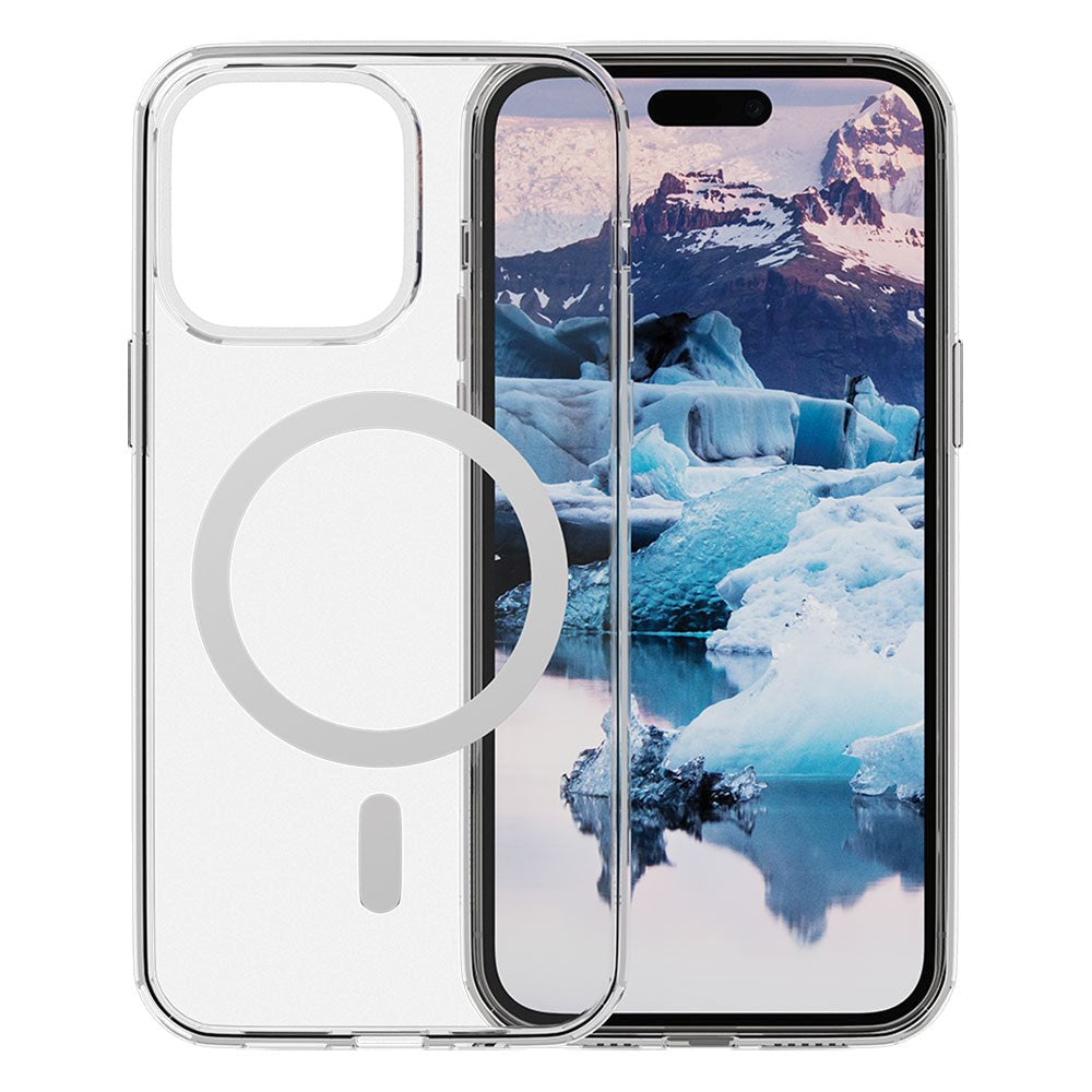 iPhone 15 Pro dbramante1928 Iceland Pro-deksel - 100 % resirkulert plast - MagSafe-kompatibel - Gjennomsiktig
