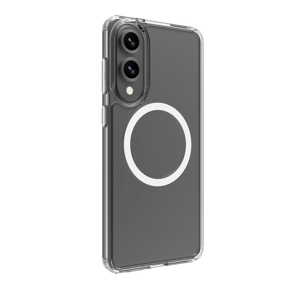 Samsung Galaxy S25 Edge dbramante1928 Iceland Pro Case - 100% Genbrugsplast - MagSafe Kompatibel - Gennemsigtig / Hvid